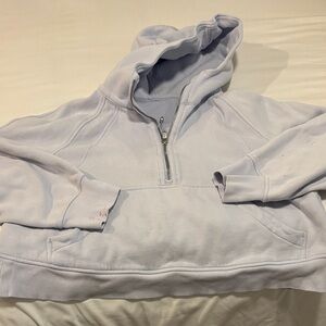 Light Purple Lululemon Scuba Hoodie Half-Zip